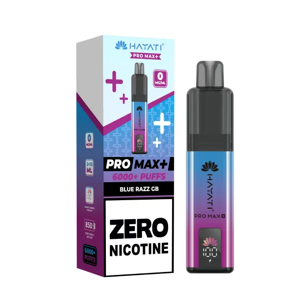 Blue Razz GB Hayati Pro Max Plus 6000 Prefilled Pod Kit Zero Nicotine